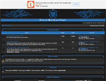 Tablet Screenshot of forum.longlivethetribe.com